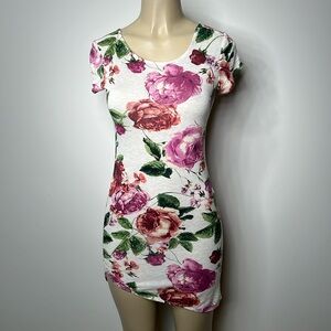 January 7 floral bodycon